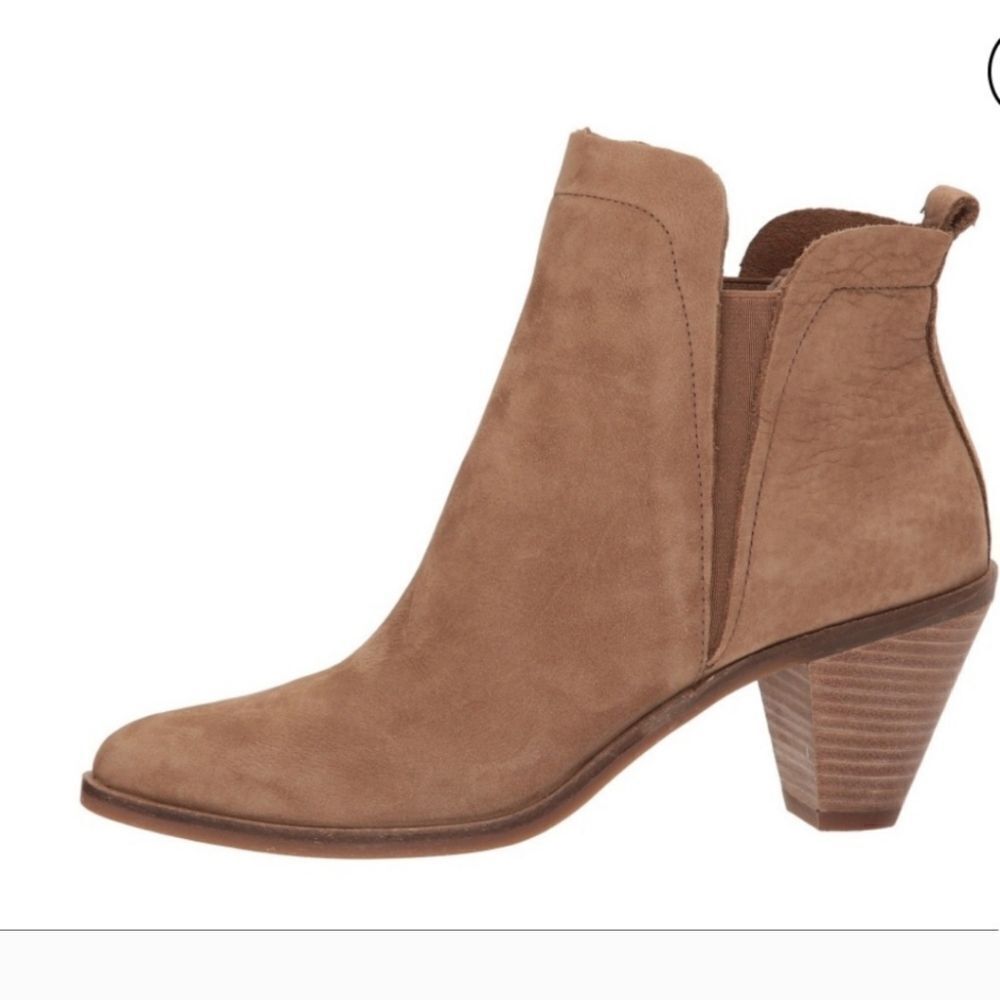 Lucky Brand Jana Leather Boots in Tan Size 6.5